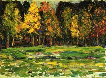  Borde Pintura - Borde del bosque Wassily Kandinsky